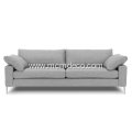 Nova Winter Gray Fabric Sofa